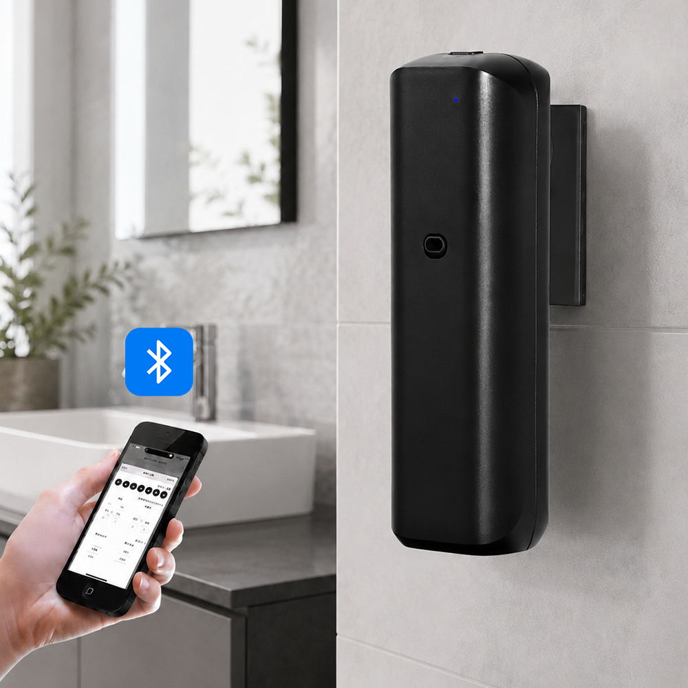 Home Fragrance System - Wall Mounted Waterless Scent Diffuser Bluetooth