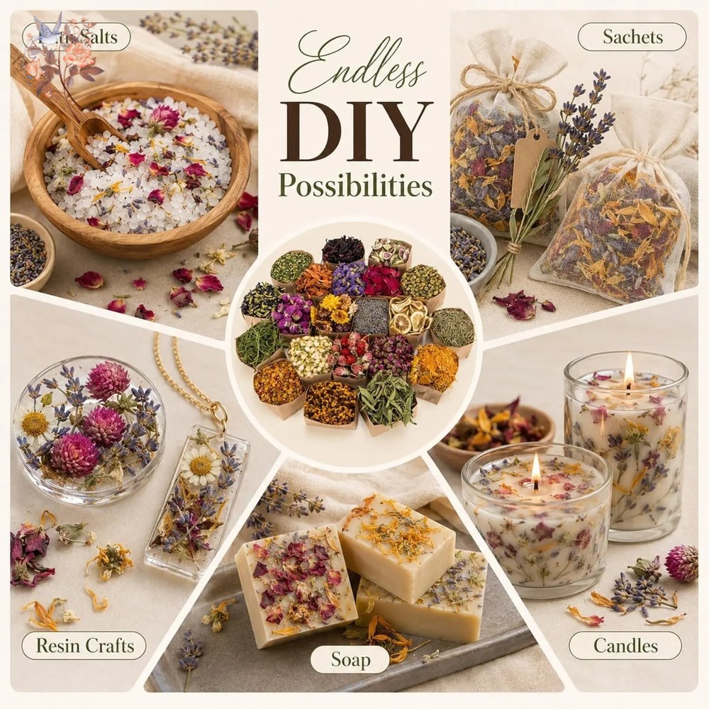 Dried Herbs Kit Flower Botanic - Fragrance Your Home ulasan dan harga