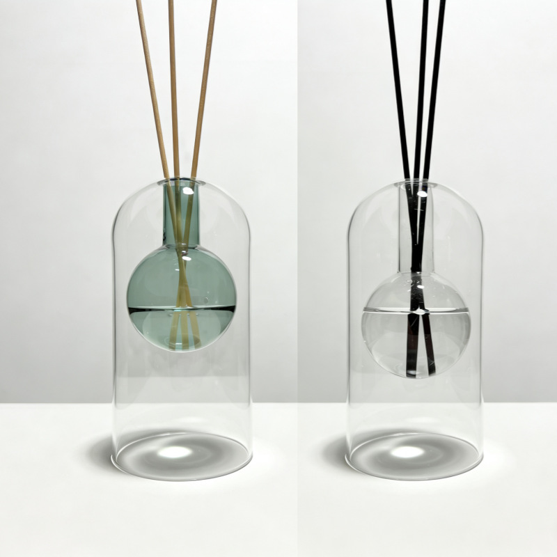 Ins Nordic U-shaped Double Wal - Home Fragrance Bottle ulasan dan harga