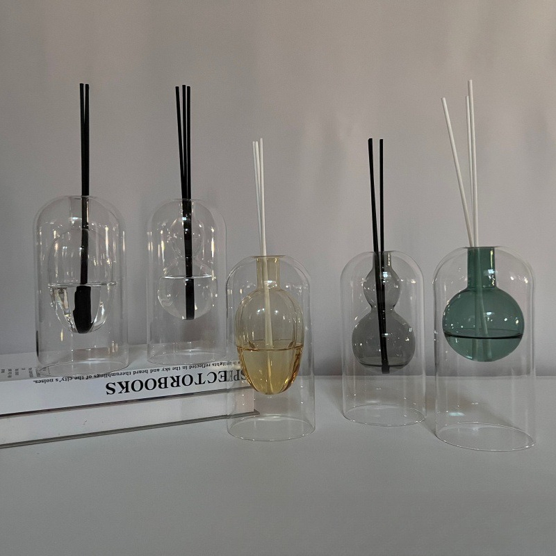 Ins Nordic U-shaped Double Wal - Home Fragrance Bottle ulasan dan harga